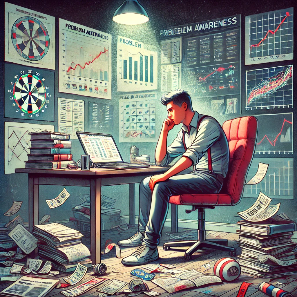 Os 5 Níveis de Consciência do Apostador Nível 2 Consciência de Problema